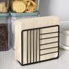 Stable Iron Napkin Holder Stainless Steel Countertop Napkin Organizer  Table Decoration
