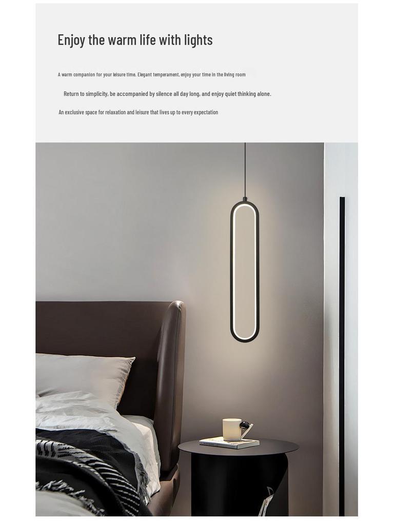 Nordický minimalistický moderný luster do spálne alebo obývacej izby