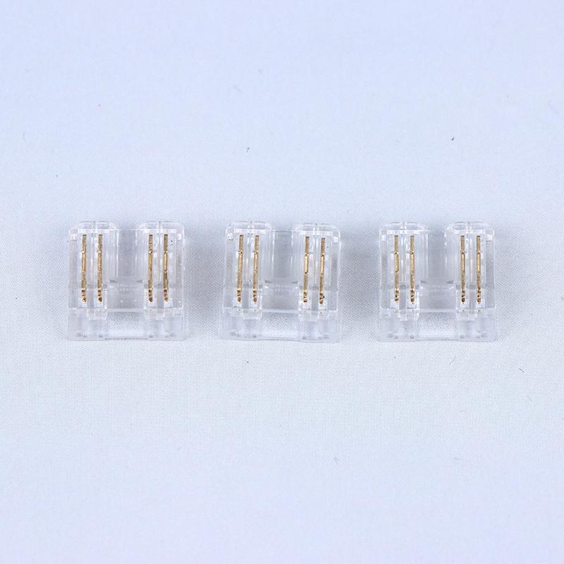 5/10/15Pcs Cob 10Mm 4Pin Cct Led Strip Connector Used For Wireless Gapless Adapter Expansion Cob Strip Connection Accessories