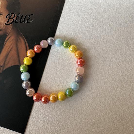 Matching Bracelet And Necklace 1 Set Dopamine Beaded Jewelry Colorful