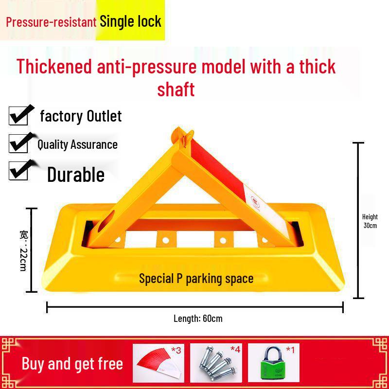 Blocator de sol triunghiular rezistent pentru locuri de parcare în garaje