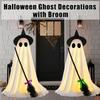 Halloween Glowing Decoration with Witch, Light for Outdoor Yard Garden Party Ornaments