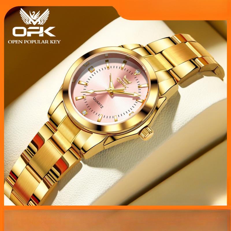 Watch Diamond Waterproof Luminous Simple Steel Belt Quartz Ladies Watch