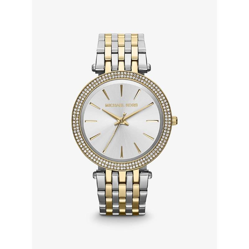 Michael Kors Darci Pavé Two-Tone Watch MK3215 серебряный