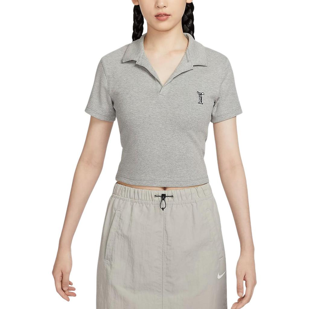 New Nike T Shirt Women's Toned Dark Gray HJ6852-063