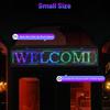 7-Color LED Advertising Sign Board, 40x8 Inch USB/Computer Controlled Digital Display with Flashing Mode for Store Restaurant Ba