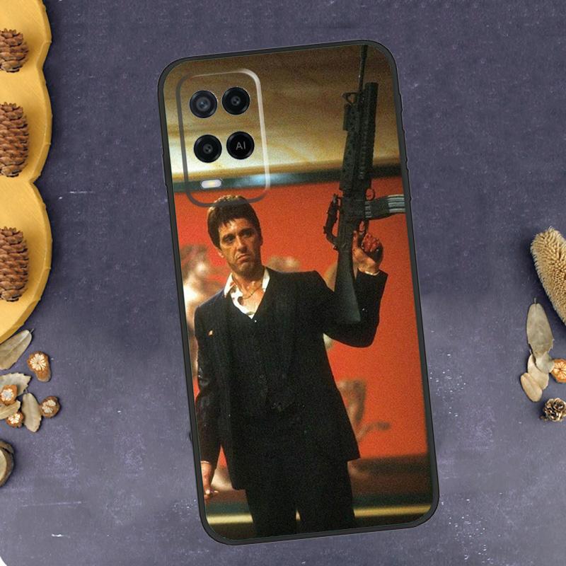 Scarface Tony Montana Phone Case For Oppo A40 A60 A80 A78 A98 A18 A38 A58 A74 A94 A54 A16 A76 A96 A15 A17 A77 A57S
