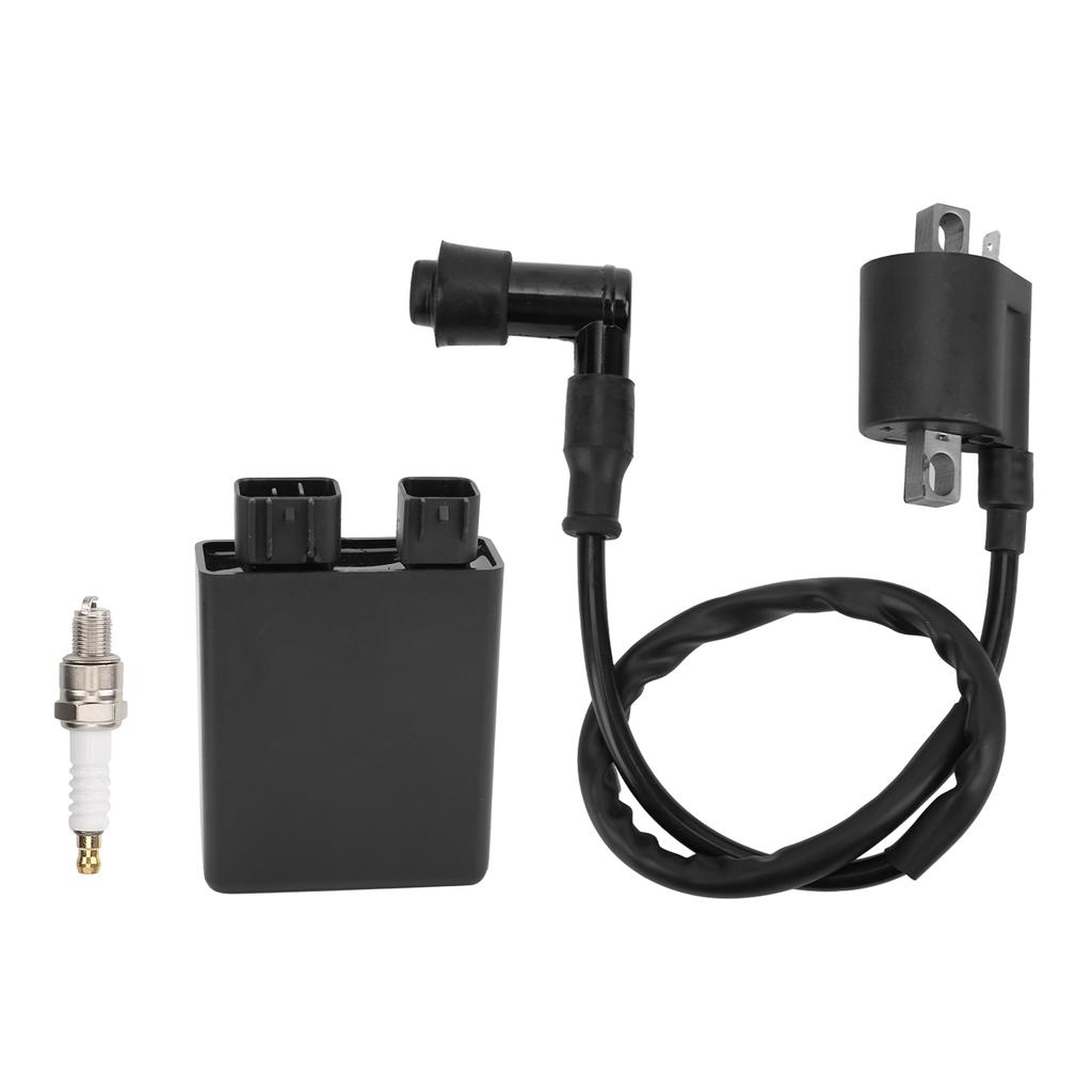 Ignition Coil Spark Plug CDI Box Kit 5YF‑85540‑00‑00 Replacement for Yamaha Raptor 50 YFM50 YFM50R