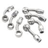 AN3 Standard Brake Line Quick Link Fitting Strong Aluminum Stress Brake Hose Fitting for Enhanced Motorcycle Safety