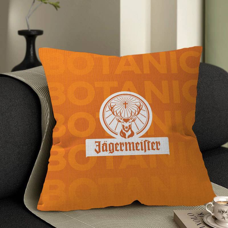 

Fashion Drinks JJagermeisters Personalized Pillow Cover Kids Bedroom Wild Party Decor Pillowcase kid Birthday shower Gift 30x30 cm