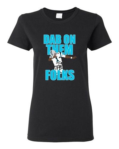 Ladies Dab On Them Folks Football Sports Dance Touchdown Funny DT T-Shirt Tee Unisex T-Shirt S
