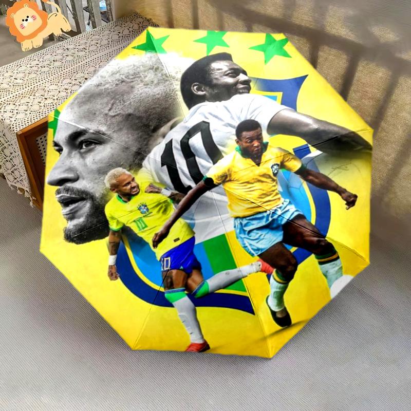 Legends Game: Messi's Journey Folding umbrella Umbrella 8 paraphenoid bones outdoor light printing