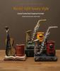 American-Style Saxophone & Violin Resin Pen Holder Desk Ornament for Office and Home Decor