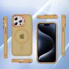 Compatible with MagSafe for iPhone 15 Pro Case PC+TPU+Metal Kickstand Phone Cover