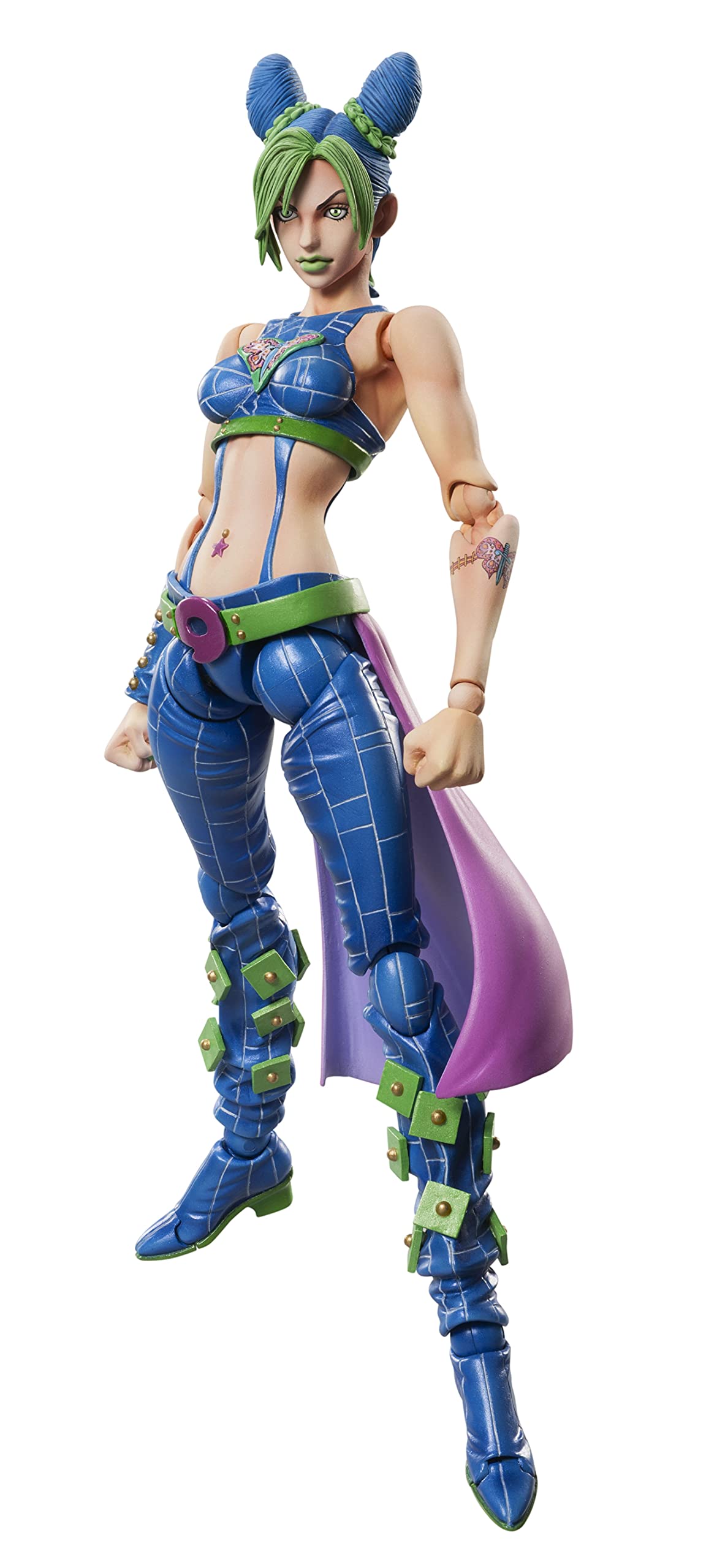 

Super Action Statue JoJo s Bizarre Adventure Часть 6 Stone Ocean [Джолин Куджо] Прибл. 155мм ПВХ и АБС и нейлон Окрашенная подвижная фигурка ME60519