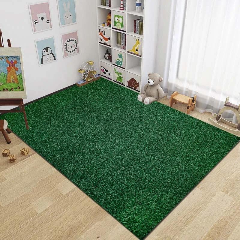 Football Carpet Large Area Rugs for Living Room Children's Play Anti-slip Home DecorBedroom Bedside Foot Pad Bath Doormat