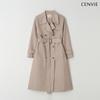 Senbi Milan Button Trench Coat 3 Color
