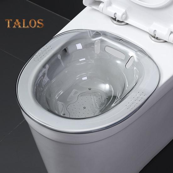 Hemorrhoids Sitz Bath Large-Capacity Wide Seating Area Anti-Overflow Toilet Wide Seat Universal Fit Sitz Bath