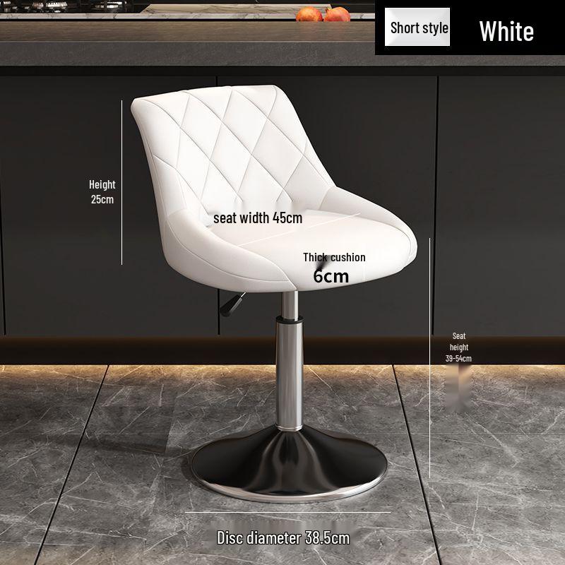 High Back Lift Bar Stool - Elegant Home or Bar Use