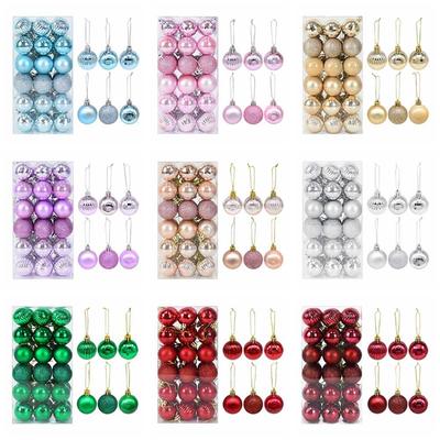 Glitter Party Supplies Christmas Tree Balls Home Decor Christmas Decorations Xmas Tree Topper