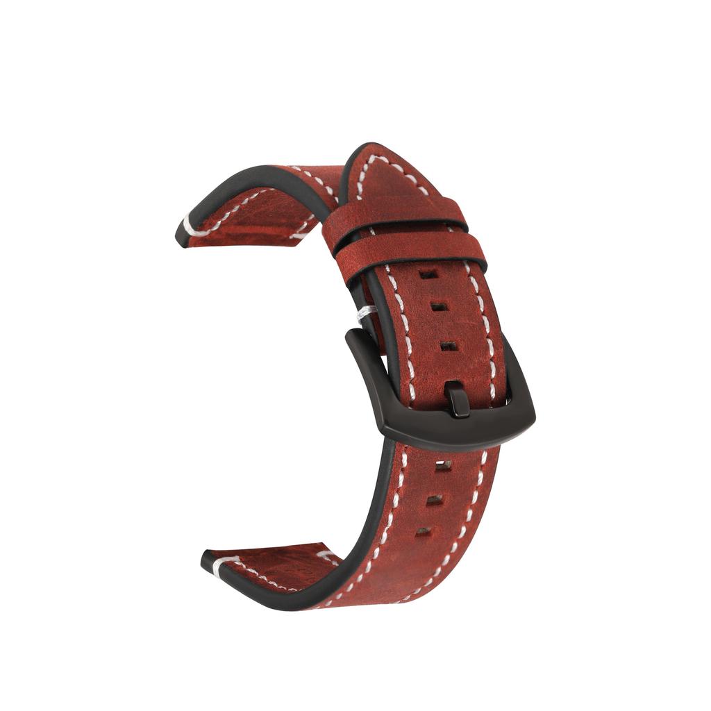 Uhrenzubehör Beliebtes Echtlederarmband Crazy Horse Vintage Volllederarmband Switch Ohrringe GearS3
