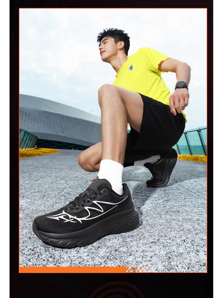 Men's Wide Toe Box Shock Absorbing Running Shoes - Comfortable, Large Size, Mesh, Wide Fit Sports Shoes for Spring/Summer 2026