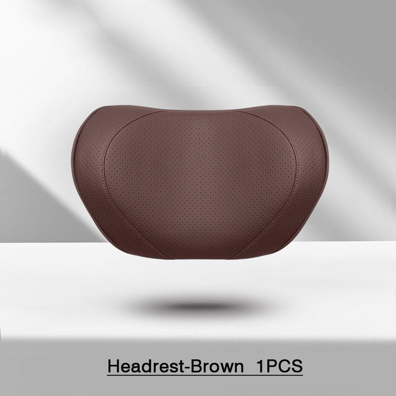 

For Porsche Headrest Neck Support Waist Lumbar Cushion Soft Car Seat Neck Pillow Seat Cover Protector original color scheme