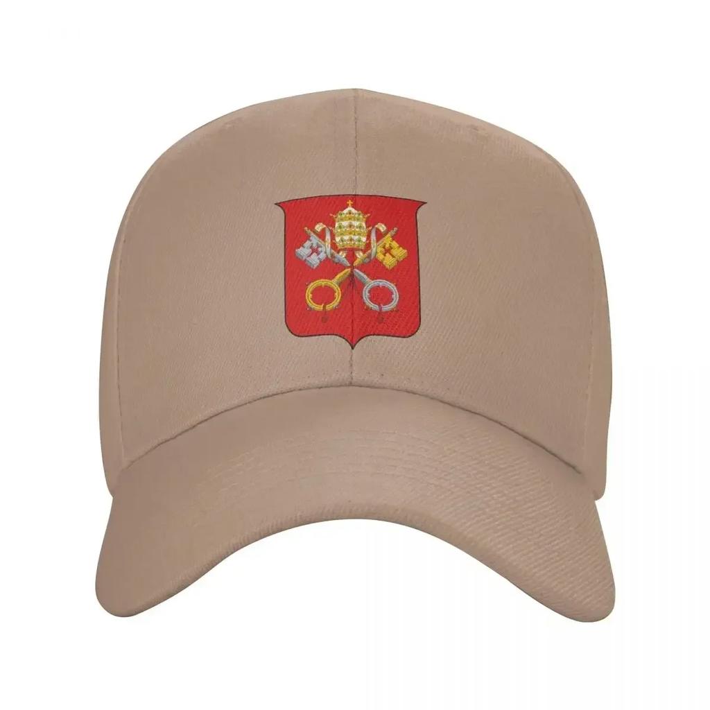Fashion Coats Of Arms Of The Holy See And Vatican City Trucker Hat Women Men Personalized Adjustable Unisex Baseball Cap Summer