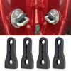 4Pcs Quiet Noise Deaf Soundproofing Seal Car Door Lock Sound Deadener Damper Buffer Soundproof Deaf Seal Buffer