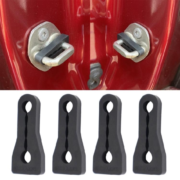 4Pcs Quiet Noise Deaf Soundproofing Seal Car Door Lock Sound Deadener Damper Buffer Soundproof Deaf Seal Buffer