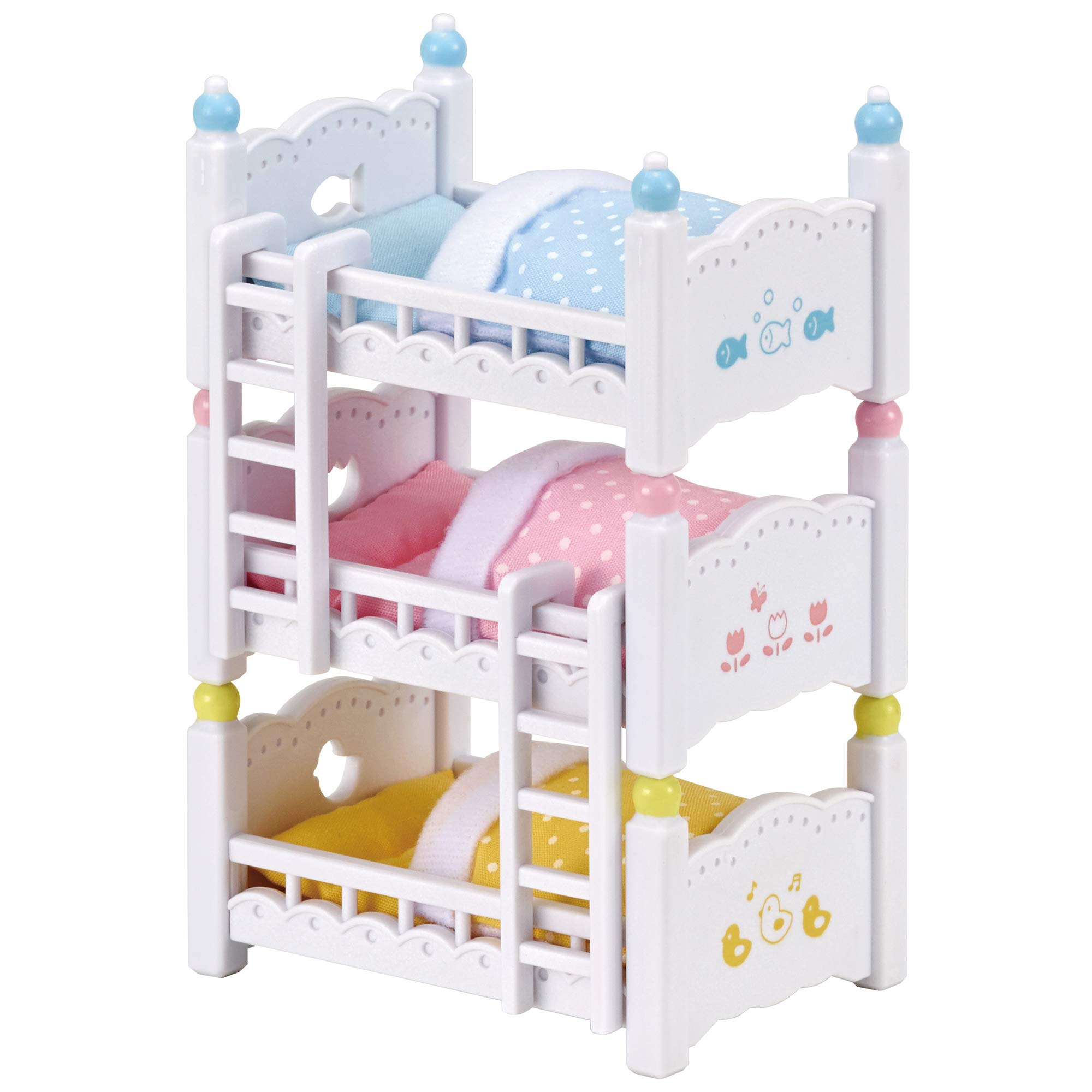 

Мебель Sylvanian Families Сертификация Triple ST Mark для детей от 3 лет и старше Игрушечный кукольный домик Sylvanian Families EPOCH [Детская кровать] Car-213 серый