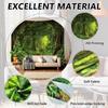 Tropical Rainforest Wall Tapestry Yoga Studio Bedroom Living Room Decor Green Jungle Scene Hanging Art Print