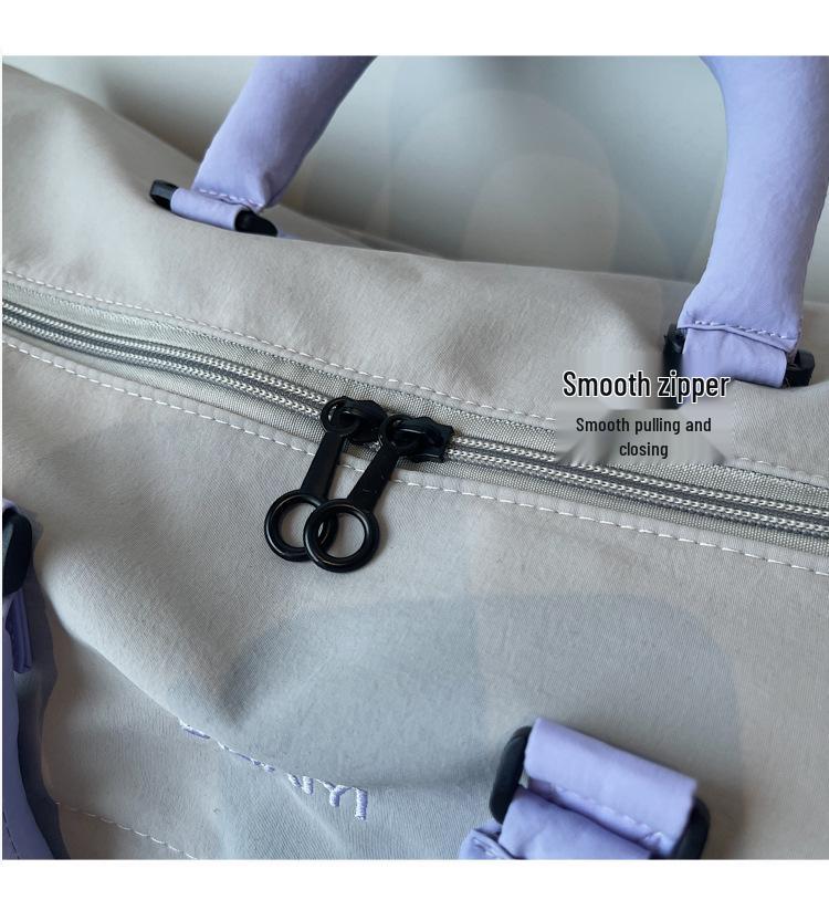 Large Capacity Gym & Travel Bag with Wet/Dry Separation - Expandable for Short Trips, Swimming, Yoga, and Outdoor Sports