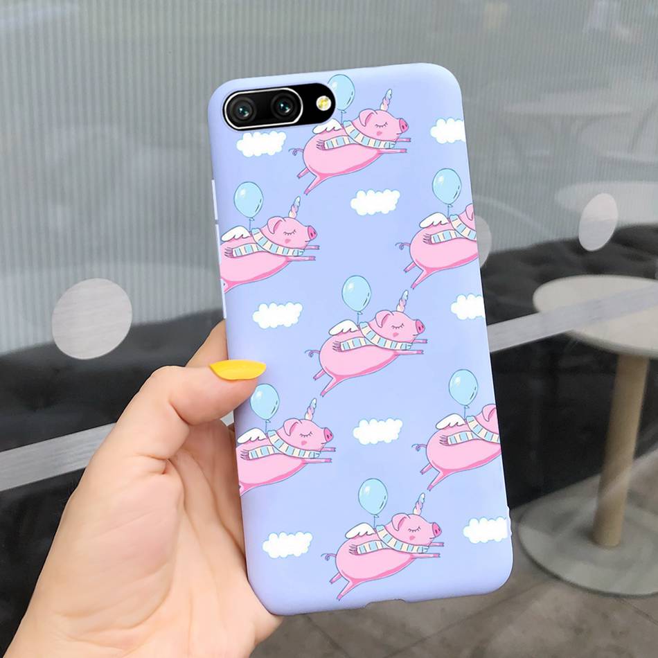 

Pretty Girl Sunflower Case For Huawei Honor 10 Phone Case Soft Silicone TPU Back Cover For Honor 10 COL-L29 L19 Funda Honor10 Honor 10