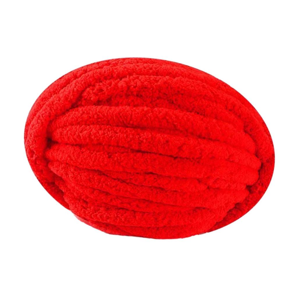Thick Chunky Yarn Bulky Yarn Comfortable Knit Yarn Polyester Yarn for Knitted Blanket Mat Weaving Scarf DIY Craft Cushion