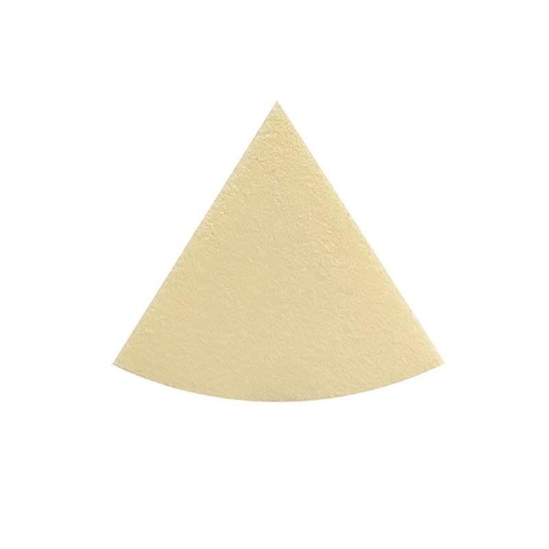 Small Triangle Fan-Shaped Makeup Sponge - Wet & Dry Use, Professional Disposable Puff