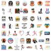 105 Running Running Graffiti Stickers Decorative Suitcase Notebook Skateboard Waterproof Stickers
