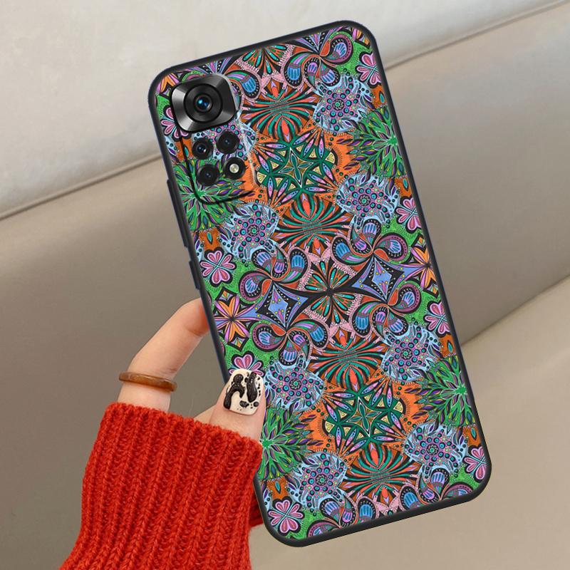 

Чехол в богемном стиле для Xiaomi Redmi Note 14 13 12 10 11 15 Pro Plus Чехол для Redmi 15 15C 13C 10C 12C 14C Redmi 15 4G