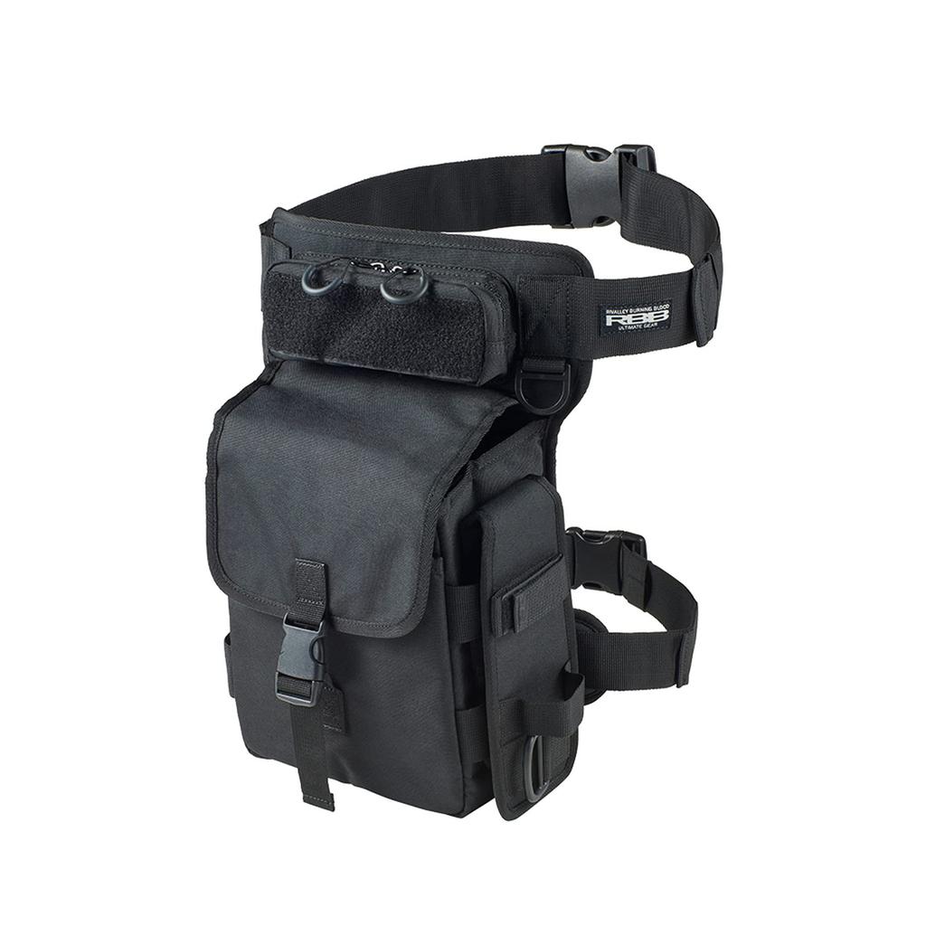 RBB Big Bait Leg Bag Black 7674