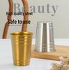 Stainless Steel 304 Rolled Edge Beer & Coffee Cup for Outdoor Camping