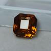 Square Cut 7.95 Ct Natural Ceylon Sapphire Orange Rare Loose Gemstone