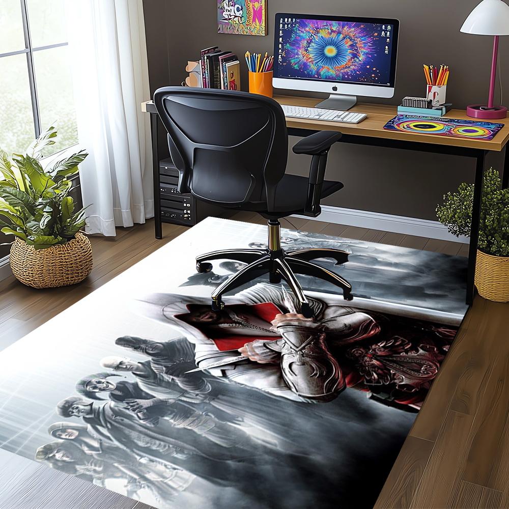 Assassin's Creed Printed Carpet,Rug,for Office Chair Living Room Bedroom Kitchen Room Decor Gifts.
