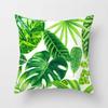 Summer Decor Pillow Cushion Cover Palm Leaf Green Home Decor Pillow Cover Tropical Plant Cactus Monstera