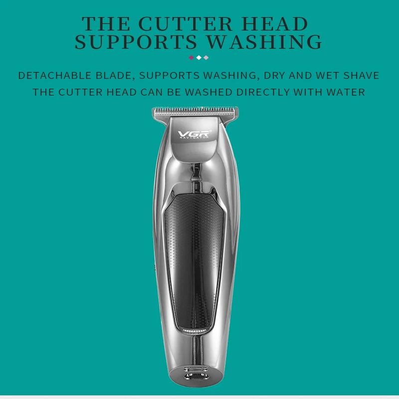 VGR 070 Hair Clipper Oil Head Electric Hair Clipper Hair Salon Professional Home Carving Bald Head LCD Digital Display Hair Clipper Beard Trimmer