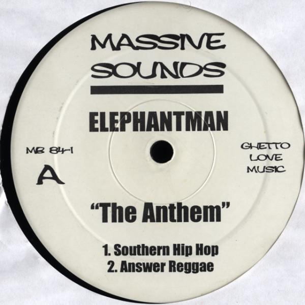 

12inch Record ELEPHANT MAN / BLING DAWG - The Anthem / Risen To The Top MB84 Massive B 2001 US Reggae, Ska & Dub Used