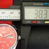 VINTAGE REFURBISHED SEIKO 5 AUTOMATIC 6309A JAPAN MENS RED DIAL WATCH a441228-4