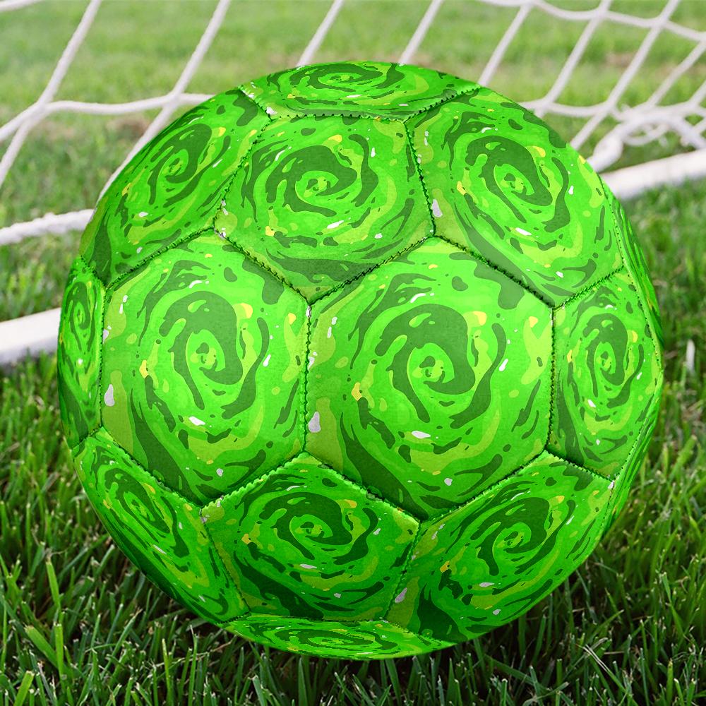 Rick and Morty Theme Size 5 Soccer Ball, Suitable for Both Indoor and Outdoor Matches, a Gift Suitable for Everyone.