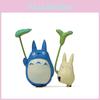 Totoro Cartoon Cute Hold Leaf Cat Mini Model Decoration For Props Landscape