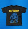 Summer Men's Pure Cotton Vintage Lost Highway Movie T-shirt  Oversized Loose and Breathable Suitable for Everyday Wear