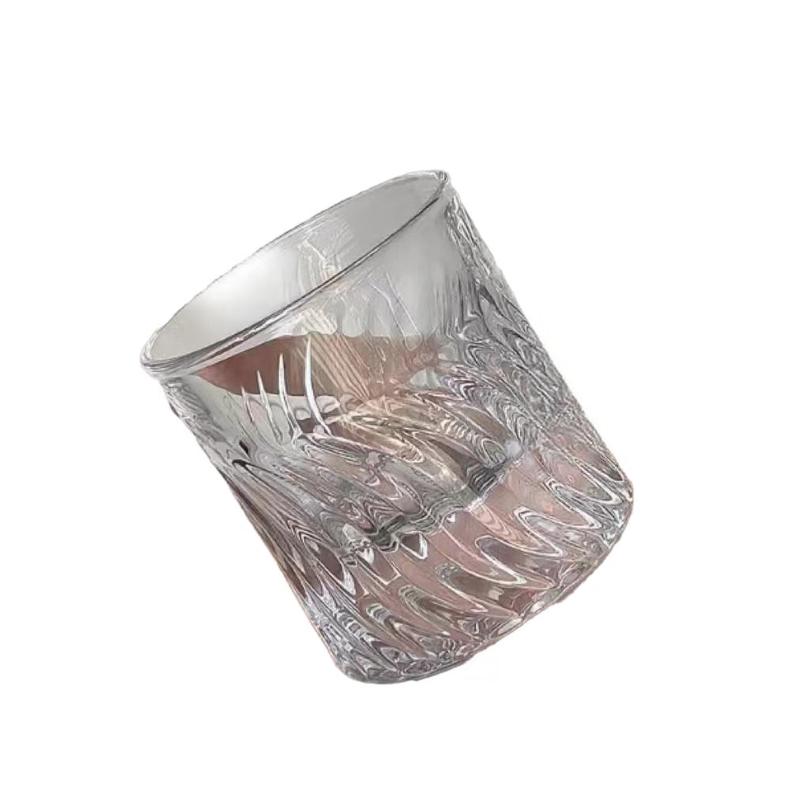 Thick-Bottom Crystal Whiskey Glasses